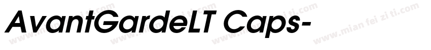AvantGardeLT Caps字体转换